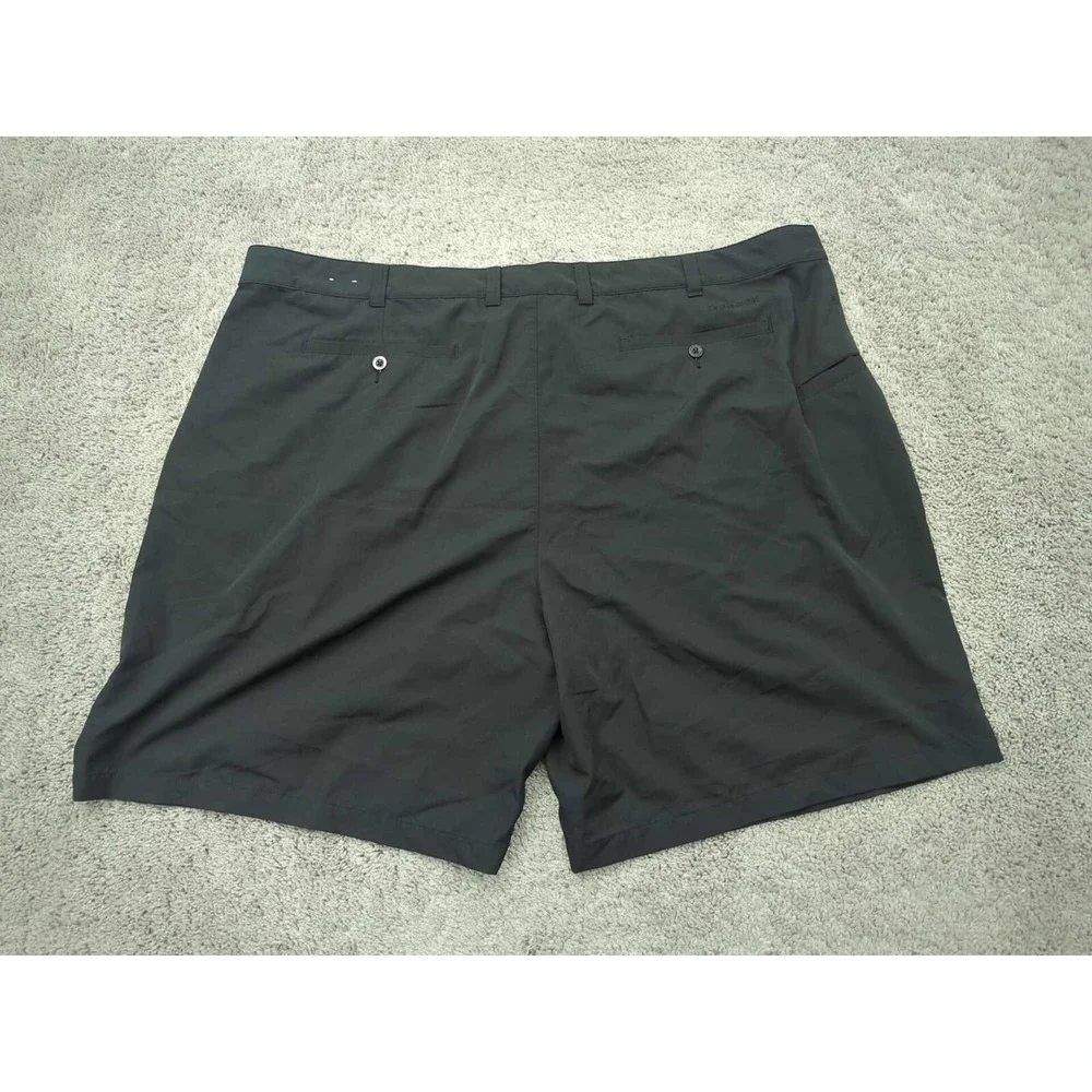 Reebok Shorts Mens 54 Black BIG Pleated Pockets Performance Golf‎ Casual